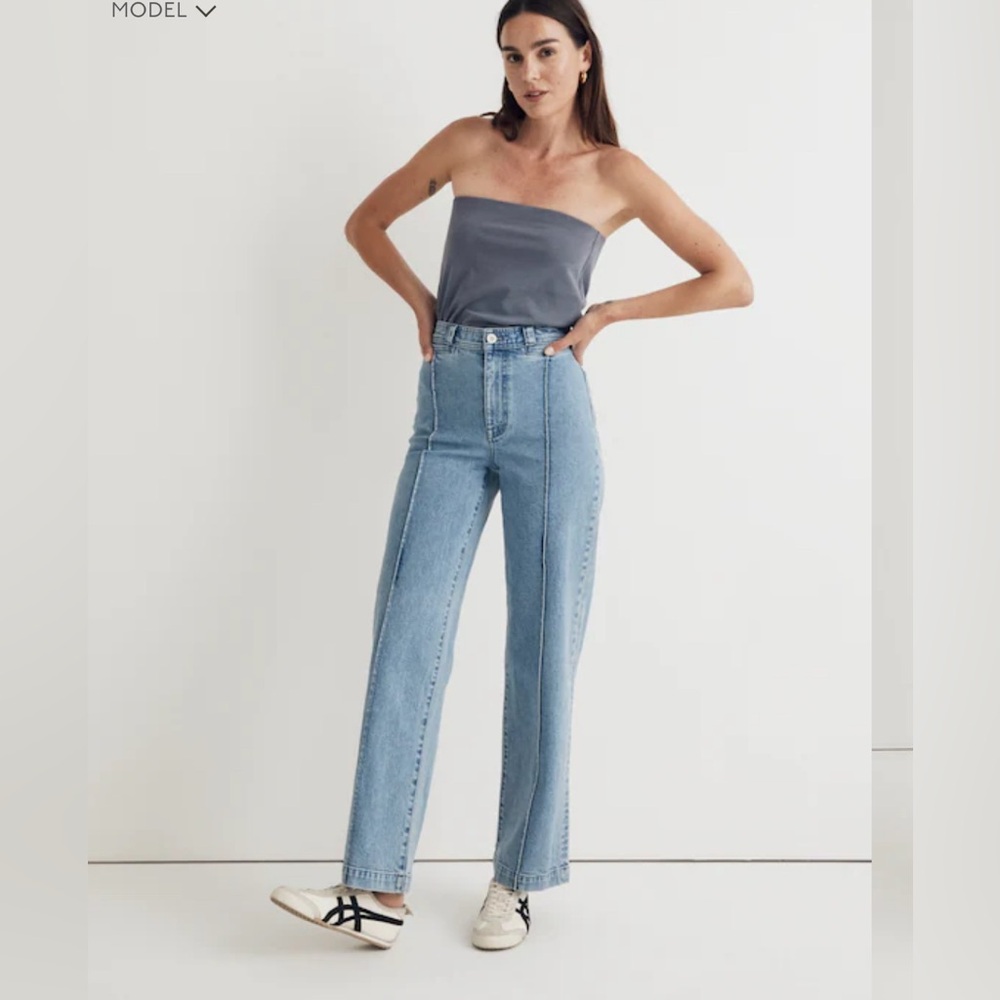 MADEWELL The Perfect Vintage Wide Leg Jean 30 Waist